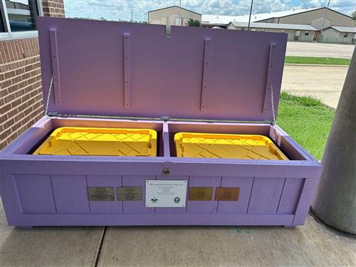 Clothes Closet Donation Bench